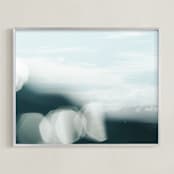"Surface Tension 2" - Art Print in ocean by Kamala Nahas - Framed