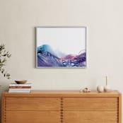 "over the horizon" - Art Print in violet by Helen Halik - In a Room