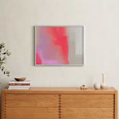 "Feeling Moxie" - Art Print in Magic Potion Red by Artsy Canvas Girl Designs - In a Room