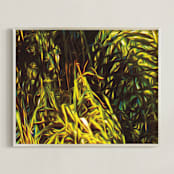 "Palm Tree Greenery" - Art Print in Palm Tree Greenery by Mariecor Agravante - Framed