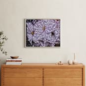 "Mauve Mulberry-Hued" - Art Print in Mauve-Mulberry by Mariecor Agravante - In a Room
