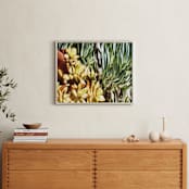 "Semi-Arid" - Art Print in Succulent Greenery by Mariecor Agravante - In a Room