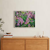 "Starflowers" - Art Print in Starflower Pink by Mariecor Agravante - In a Room