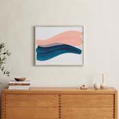 "Dancer by the Sea" - Art Print in Ballet Pink by Christina Flowers - In a Room