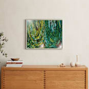 "Enchanted Series - Cavern Of the MerFolk" - Art Print in Merfolk Green by Mariecor Agravante - In a Room