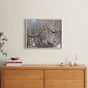 "Enchanted Series - WealdPixies' Ballroom" - Art Print in Forest Pixie Brown by Mariecor Agravante - In a Room