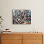 "Enchanted Series - Goblin and Troll Mine" - Art Print in Goblin and Troll Brown by Mariecor Agravante - In a Room