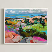"Cleft for Me" - Art Print in Multi by Jess Franks - Framed Canvas