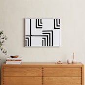 "Edges" - Art Print in Onyx by Bethania Lima - In a Room
