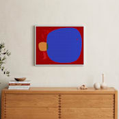 "Organics_5_1_A" - Art Print in Crimson by Alain Castoriano - In a Room
