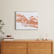 "Lost in Time" - Art Print in Peach by Sarah Lund - In a Room
