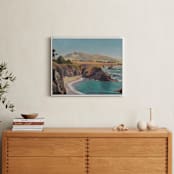 "The Wild Sonoma Coast" - Art Print in Pacific Blue by Amanda Phelps - In a Room