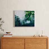 "Homeland" - Art Print in Forest Green by Brittany Fan - In a Room