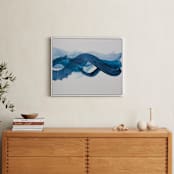 "Rivulet" - Art Print in Aegean by Amy Gray - In a Room