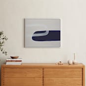 "Pods II" - Art Print in Midnight by Amy Gray - In a Room