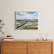 "Autumn Grasses" - Art Print in Golden Grasses by Molly Mansfield - In a Room