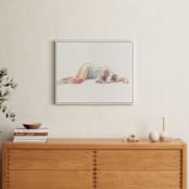 "Melancolia" - Art Print in nude pink by Catilustre - In a Room