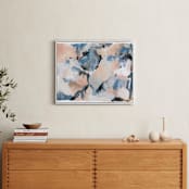 "Lake View South Carolina" - Art Print in lake blue by Erika Firm - In a Room
