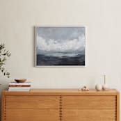 "Winter Bluff" - Art Print in Navy by Lorent and Leif - In a Room