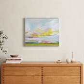 "Land of Plenty" - Art Print in Yellow by Emily Jeffords - In a Room