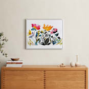 "island wildflowers no.2" - Art Print in gold poppy by Kiana Lee - In a Room