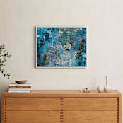 "Blue Ocean I" - Art Print in Waves by Carmen Guedez - In a Room