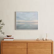 "Hopeful Sky" - Art Print in Sky Grey by Cristina Marie - In a Room