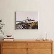 "Seattle Lighthouse" - Art Print in Petal by Hollie Renner Photography - In a Room