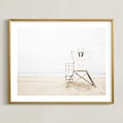 "Tower 17" - Art Print in Neutral by Bree Madden - Framed