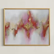 "Big Red by Christine Olmstead" - Art Print in Merlot by Christine Olmstead - Framed