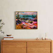"Look Out" - Art Print in Olive by Jess Franks - In a Room