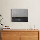 "Calm Before the Storm" - Art Print in Black by Deb Presutto - In a Room