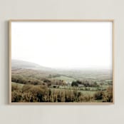 "The Calm II" - Art Print in Green by Becca Beers - Framed