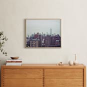 "Rainy Day in New York City" - Art Print in Mist by Sara Heilwagen - In a Room