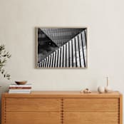 "Subdivision #1" - Art Print in noir black by Van Tsao - In a Room