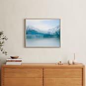 "Crystalline Shapes #1" - Art Print in iceberg teal by Van Tsao - In a Room