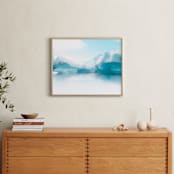 "Crystalline Shapes#2" - Art Print in freeze point by Van Tsao - In a Room