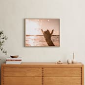 "Shaka" - Art Print in Golden Hour by Ashley Kaneko - In a Room
