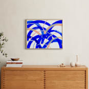 "Summer Sand Dunes" - Art Print in Summer Blue by Christina Flowers - In a Room