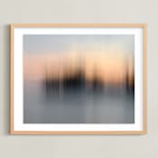 "Last Light" - Art Print in Sunset by Rachel Francis - Framed