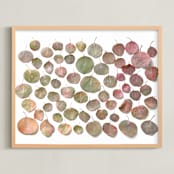 "Fallen Eucalyptus" - Art Print in Spring by Krissy Bengtson - Framed