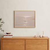 "I Want To Dive Into Your Ocean" - Art Print in Paradise Peach by Summer Strauch - In a Room