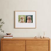 "Two Photo: Landscape Framed Photo" - Framed Photo in White by Anelle Mostert - In a Room