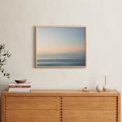 "Peaceful Wave" - Art Print in Peaceful Blue by Cristina Marie - In a Room