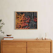 "Fall Wall" - Art Print in Burnt orange by Johanna Phillips Huuva - In a Room
