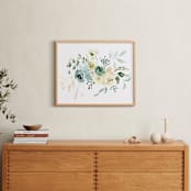 "Wilde" - Art Print in Verdigris by Leah Bisch - In a Room