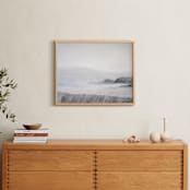 "Grassy Plain" - Art Print in Cool Grey by Deb Presutto - In a Room