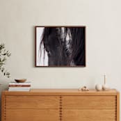 "Bucker" - Art Print in Wild Black by Leslie Le Coq - In a Room