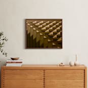"Shift" - Art Print in Golden by Kimberly Young - In a Room