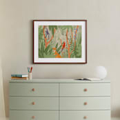 "Jungle Fun" - Art Print in White by Stevee Gomez - In a Room